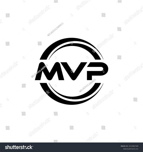 Mvp Letter Logo Design Illustration Vector Stock Vector (Royalty Free ...