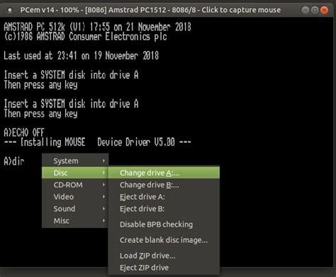 Selections of M.O.L (on English): PCem, old PCs emulator for GNU/Linux