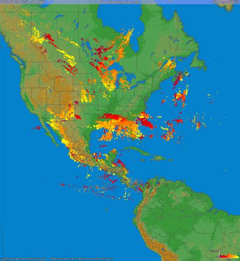 America :: Maps :: America :: North America :: LightningMaps.org