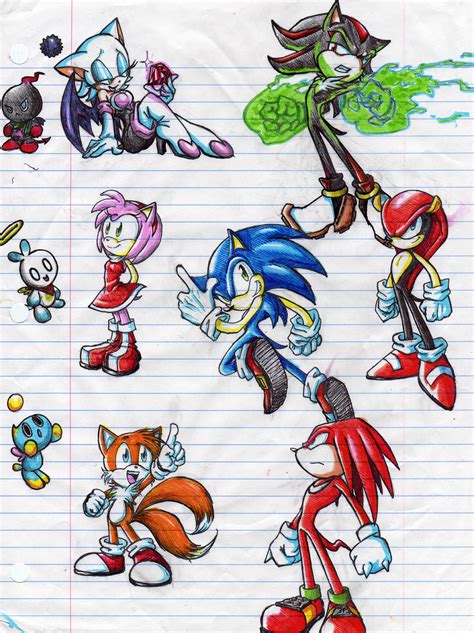 Random Sonic Characters - Sonic Forever Fan Art (14383372) - Fanpop