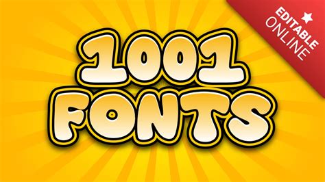 1001 Fonts | Text Effect Generator