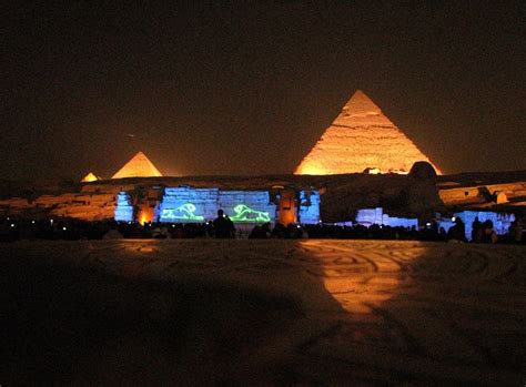 Sound and Light Show Pyramids | Pyramid Light Show - Luxor and Aswan Travel