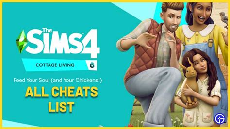 All Sims 4 Cottage Living Cheats - Gamer Tweak