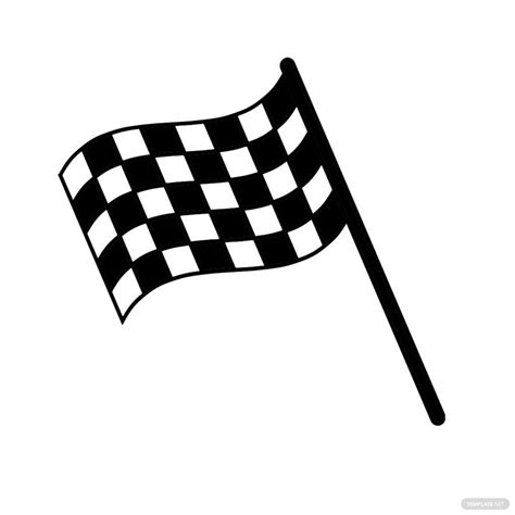 Black Checkered Flag Clipart in Illustrator - Download | Template.net