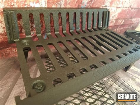 Refinished Wood Stove Fire Grate by TAMMI JANEY | Cerakote