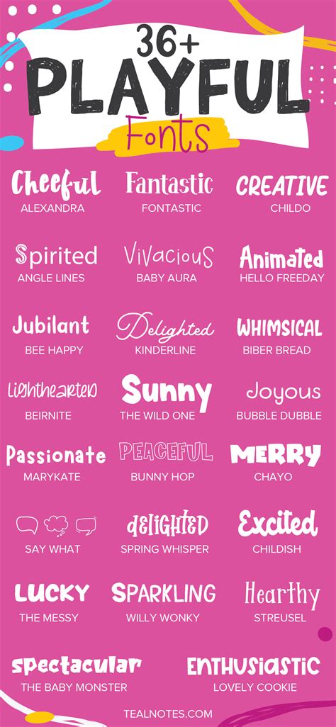 36+ Playful Font Bundle