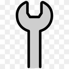 Wrench Emoji Clipart - Emoji Spanner, HD Png Download - vhv