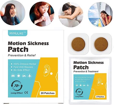 Motion Sickness Patches Anti Sickness Tablets for Sea Sickness,Travel ...