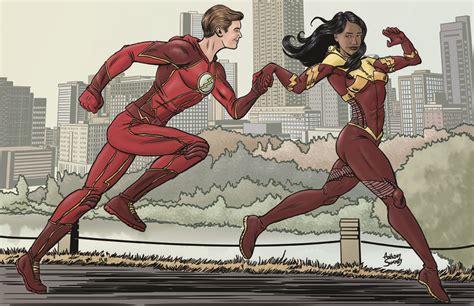 The Flash: Iris and Barry Print