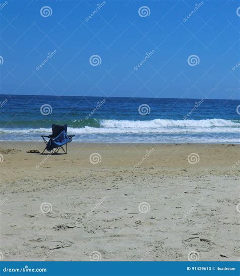 Nag`s Head Beach, North Carolina. Editorial Stock Photo - Image of blue ...