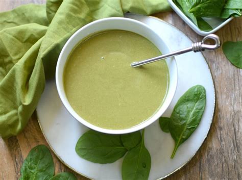 Candida Diet Spinach Soup - Natural Tasty Chef