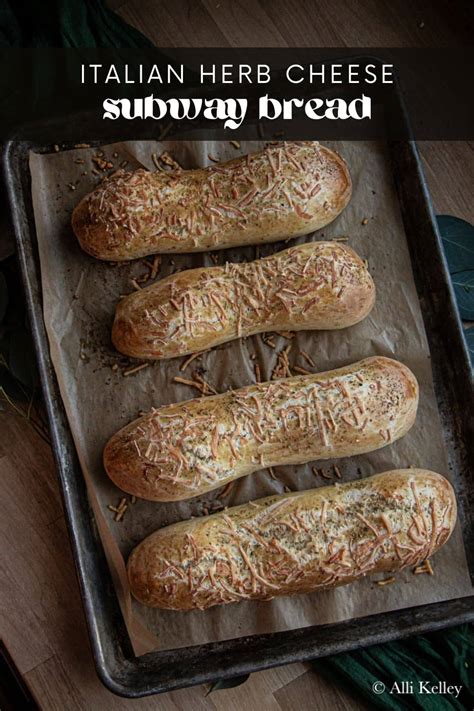 Subway Bread Recipe (Italian Herb Cheese) • Longbourn Farm