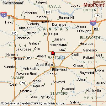 Hoisington, Kansas Area Map & More