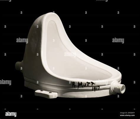 Fountain is a readymade sculpture by Marcel Duchamp in 1917, consisting of a porcelain urinal ...