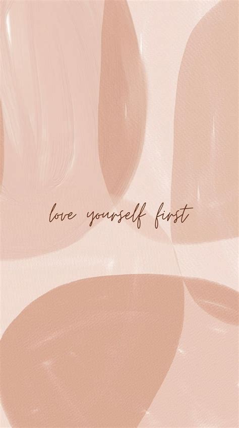 Love Yourself First iPhone Wallpaper Smartphone Screensaver Ios Lock Screen - Etsy | Love ...