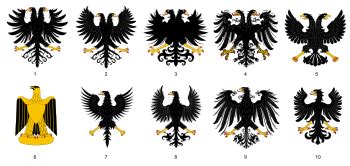 Eagle (heraldry) - Wikipedia, the free encyclopedia | Eagle emblems, Heraldry, Double headed eagle