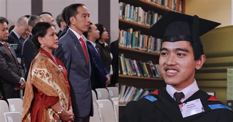 Indonesian President Jokowi attends his younger son's graduation ...