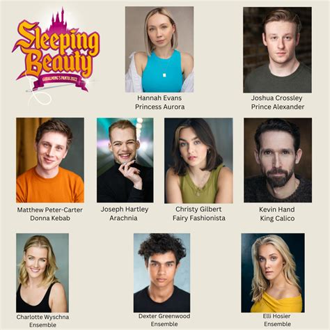 The enchanting family Pantomime Sleeping Beauty – Cast Announced! - Guildford Fringe Theatre Company