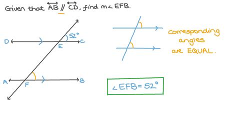 Question Video: Finding the Measures of Corresponding Angles | Nagwa