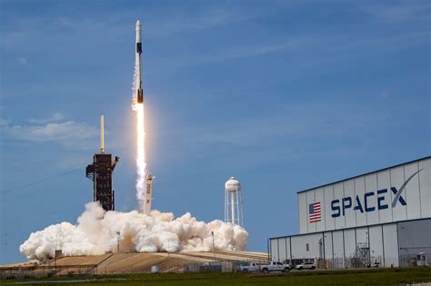 In A Historic Feat, Elon Musk's SpaceX Successfully Launches Two NASA Astronauts Into Space