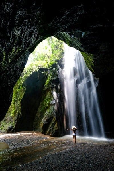 Goa Raja Waterfall In Bali: The King Cave Falls