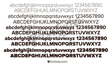 Proxima Nova Font - Fontzaa - Exclusive Fonts Library