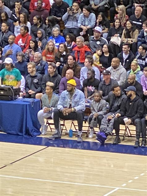 Lebron and Drake at the Sierra Canyon playoff game : r/lakers