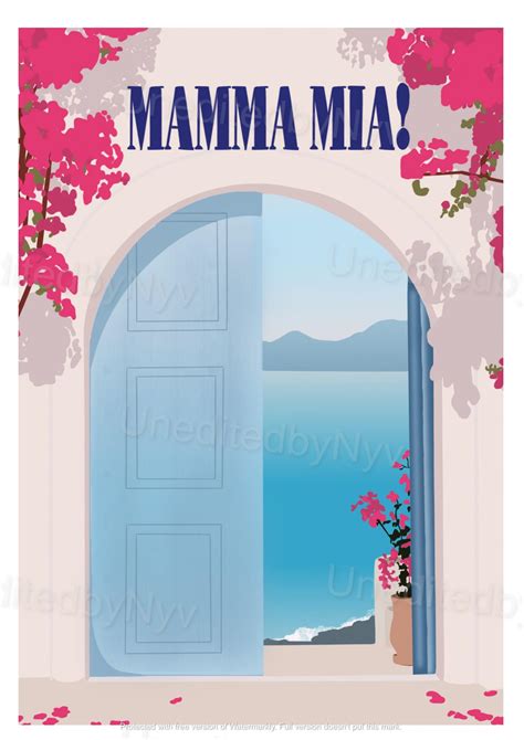 Mamma Mia Movie Poster Minimalist - Etsy UK