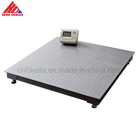 Floor Scale Heavy Duty Platform Weighing Industrial Pallet Scales 1m*1m - China Floor Scale and ...