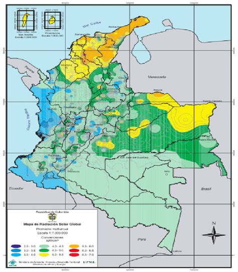 Mapa de radiación solar global | Download Scientific Diagram