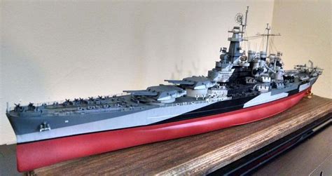 1/350 USS North Carolina BB-55 (Trumpeter) | Model ships, Uss north carolina, Battleship