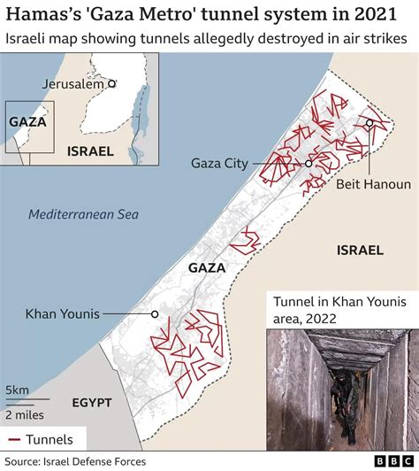 Hamas' "Gaza Metro" Tunnel System, 2021 [Source in SS] : r/2ndYomKippurWar