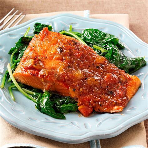 Sweet & Spicy Salmon Fillets Recipe | Taste of Home