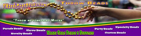 Wholesale Mardi Gras Throw Beads for Parades, Carnivals, Parties ...