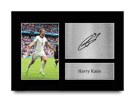 Harry Kane Signed A4 A3 Framed Printed Autograph Tottenham Spurs Print ...