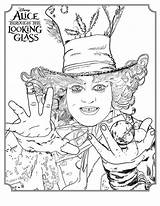 Alice In Wonderland Mad Hatter Coloring Pages sketch template