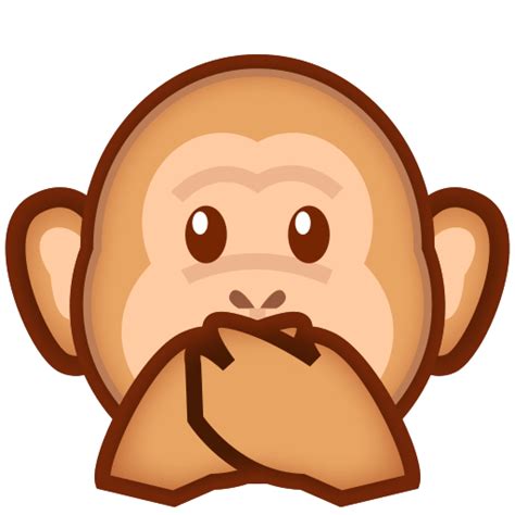 Speak-no-evil Monkey | ID#: 12412 | Emoji.co.uk