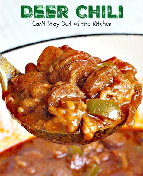 Deer Chili | Recipe | Favorite chili recipe, Chili, Venison chili recipe