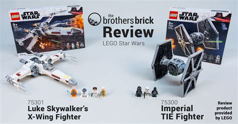 LEGO Star Wars 75301 Luke Skywalker’s X-Wing Fighter & 75300 Imperial TIE Fighter [Review] - The ...