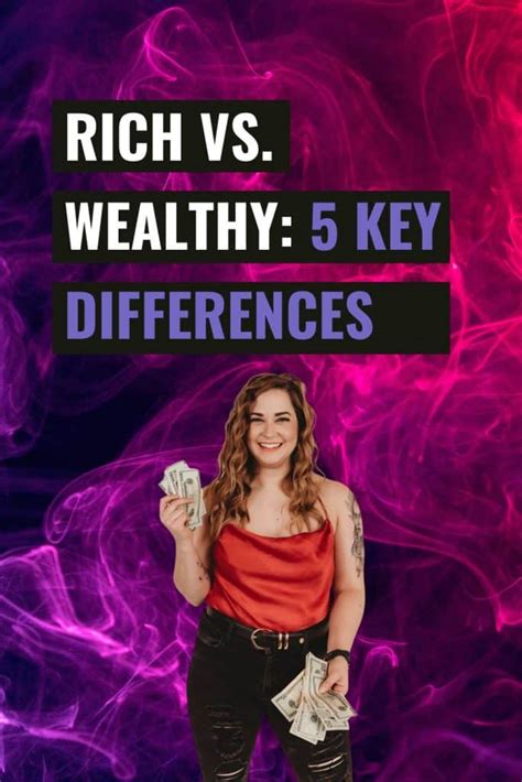 Rich vs. Wealthy: 5 Key Differences - Clo Bare Money Coach