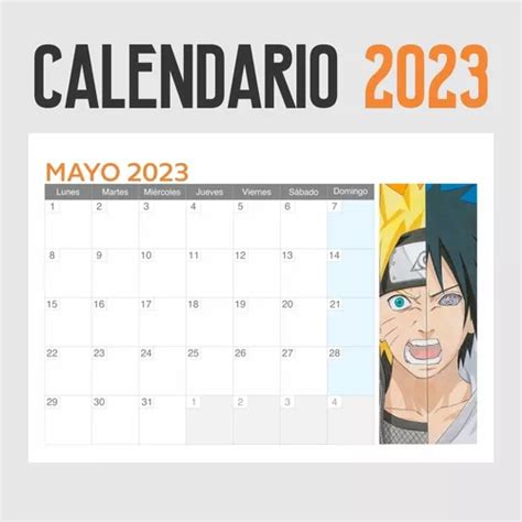 Calendario 2023 Naruto - Animeras