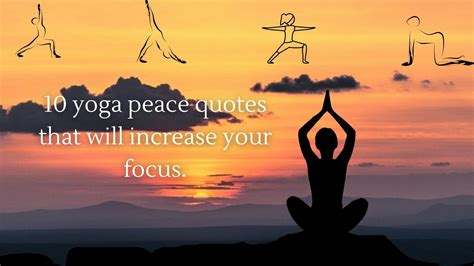 10 yoga peace quotes that will increase your focus. - Health Care Pot