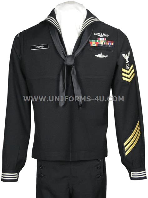 U.S. NAVY ENLISTED SERVICE DRESS BLUE UNIFORM (E1 - E6)