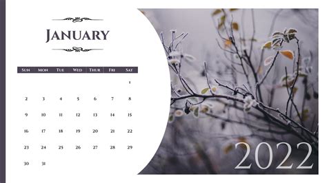 2022 Calendar Printable Landscape