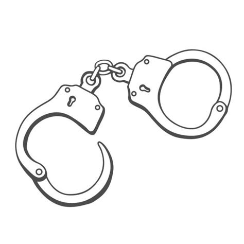 Best Handcuffs Drawing Illustrations, Royalty-Free Vector Graphics & Clip Art - iStock