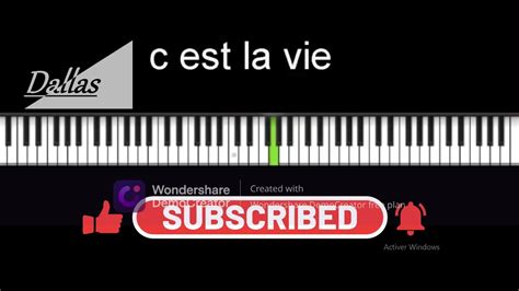 Cheb khaled c'est la vie piano - YouTube