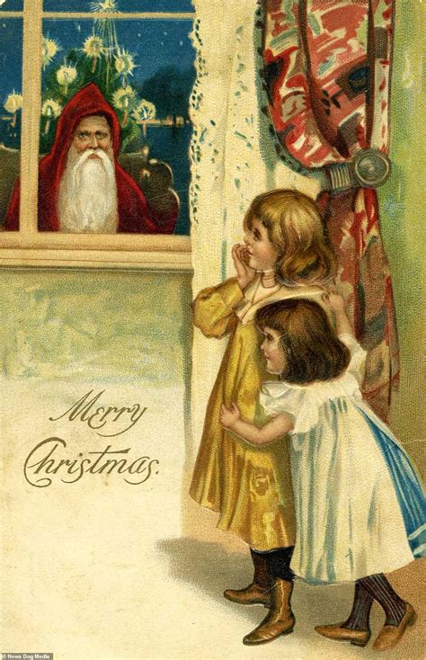 filmboards.com - Christmas cards from the Victorian era were odd and creepy