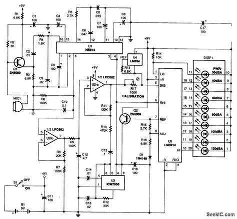 SOUND LEVEL METER under Repository-circuits -53730- : Next.gr