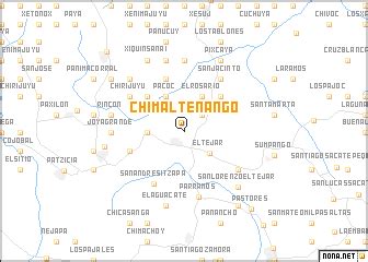 Chimaltenango (Guatemala) map - nona.net