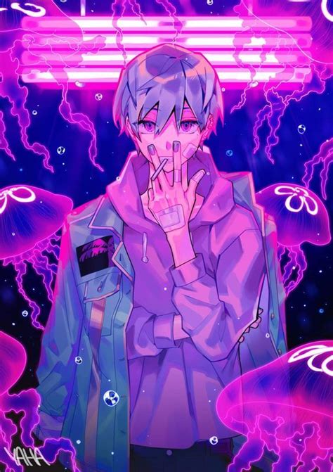 Neon Cyberpunk Anime Pfp - Winchester Wallpaper